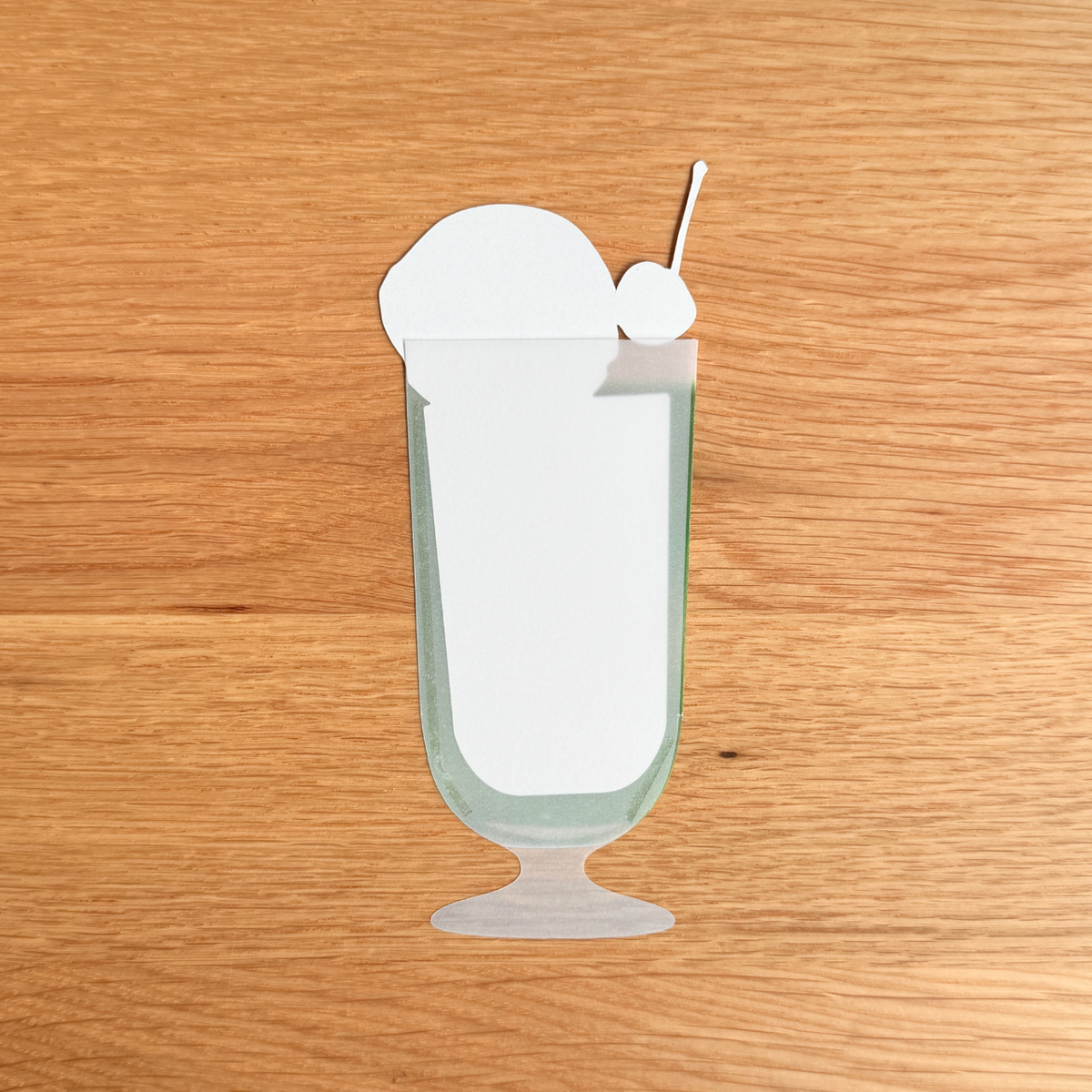 cobato メッセージカード クリームソーダ風